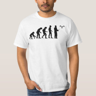 Camiseta Evolução do zangão - fã engraçado de Quadcopt
