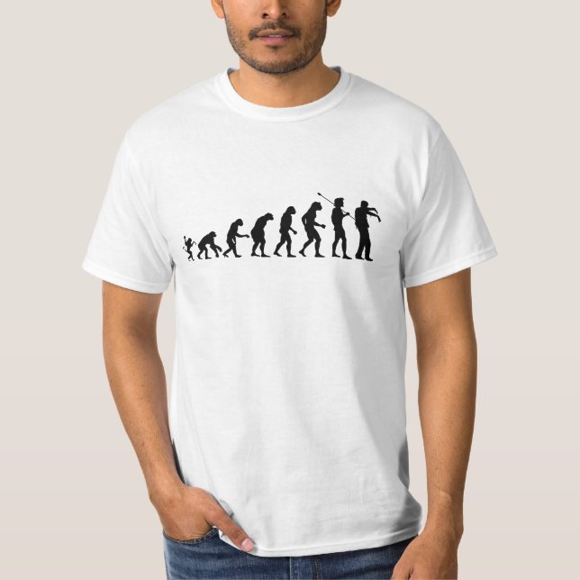 Camiseta Evolução do zombi (Frente)