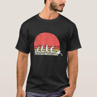 Camiseta Evolução dos Esportes de Inverno de Curling ser um