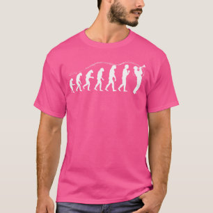 Camiseta Evolução Dos Músicos Cutes Do Jogador De Trompete