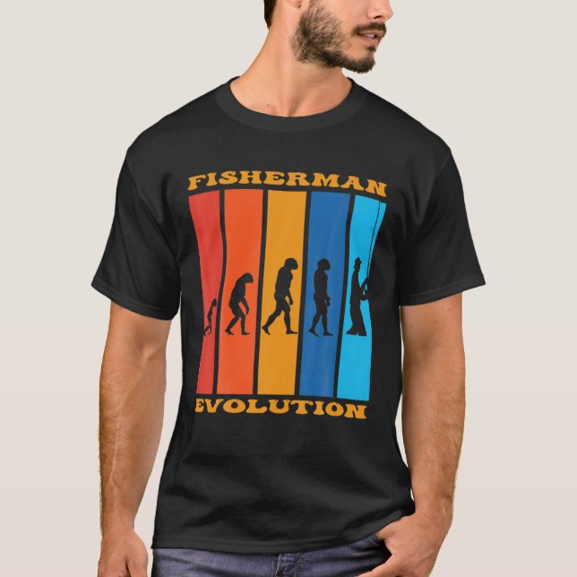 Camiseta Evolução Dos Pescadores, Retroalimentação da Vinta (Frente)