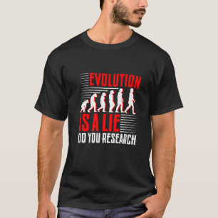 Camiseta Evolução é Falsa Faça Sua Pesquisa Premium