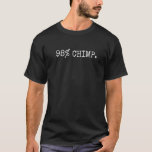 Camiseta Evolução Engraçada Do Homem 98% CHIMP Science Biol<br><div class="desc">Camisa CHIMP 98%. Design de gráfico de texto de letra de safra. Camisa de excelente para o estudante de ciência de professores de ciência cientista ou qualquer outra pessoa. Amantes de chimpanzés macacos vão gostar desta design para o aniversário ou a qualquer hora. Design do tema Ciência Evolution. Engraçado Camisa...</div>