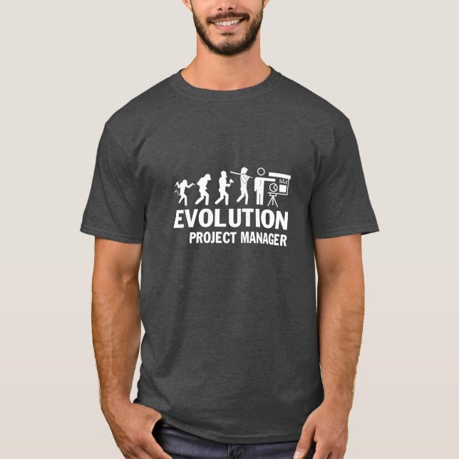 Camiseta Evolução - Gerente de Projetos (Frente)