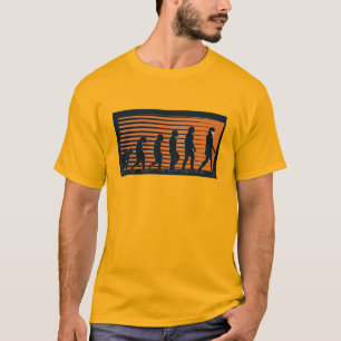 Camiseta Evolução humana
