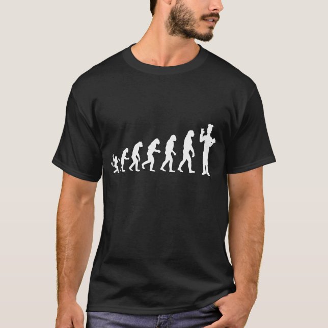 Camiseta Evolução Humana Chef (Frente)