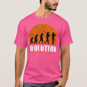 Camiseta Evolução Humana Da Flutuação Engraçada Evolução Da