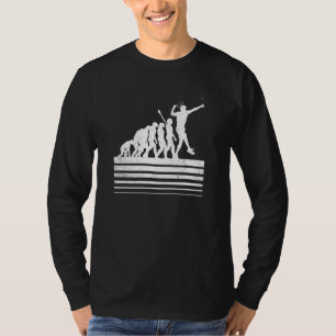 Camiseta Evolução Humana do Jogador de Tênis Padel