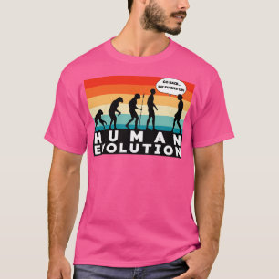 Camiseta Evolução Humana Retroativa