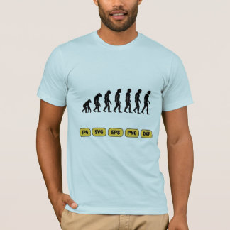 Camiseta Evolução Humana Silhouettes