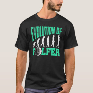 Camiseta Evolução Humorística Dos Jogadores De Golfe De Gol