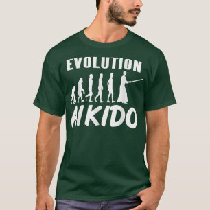 Camiseta Evolução incrível de Designs Legal de Aikido Tee P