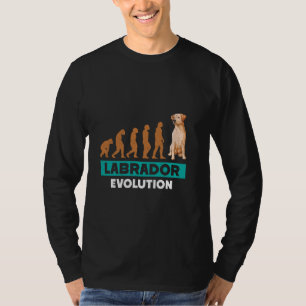 Camiseta EVOLUÇÃO LABRADOR Labrador Cachorro Engraçado Ow