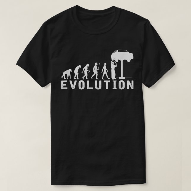 Camiseta Evolução Mecânica Automática (Frente do Design)