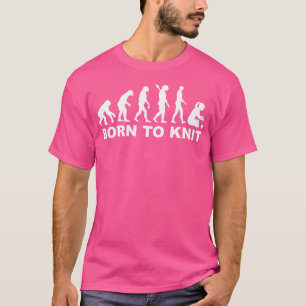Camiseta Evolução Nascida para Tricotar