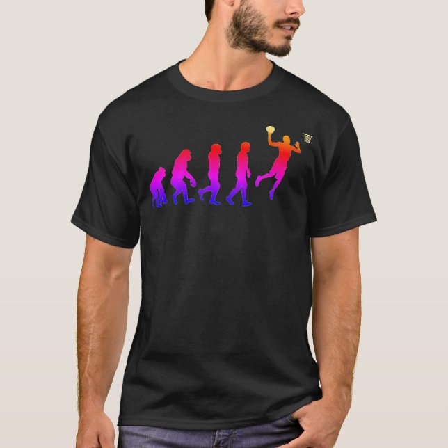 Camiseta Evolução no Basquete (Frente)