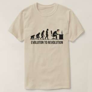 CAMISETA EVOLUÇÃO PARA REVOLUÇÃO