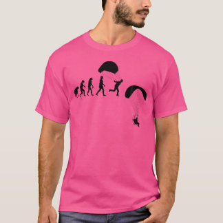 Camiseta Evolução Paraquedas Skydiver Extreme Sport Skydivi