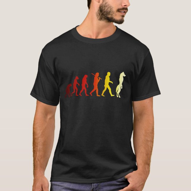 Camiseta Evolução peludo (Frente)