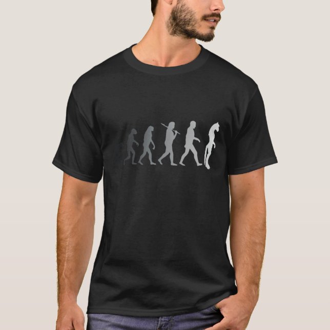Camiseta Evolução peludo (Frente)