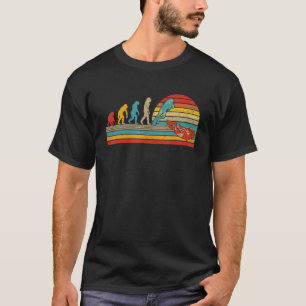 Camiseta Evolução Retro Vintage  Mergulhador de Mergulho