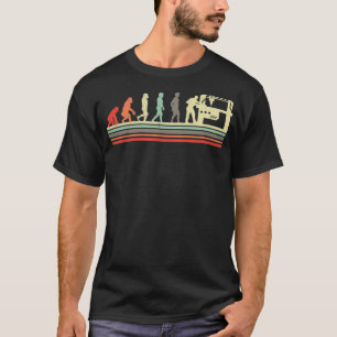Camiseta Evolução Retroativa da Máquina de CNC Retroativa