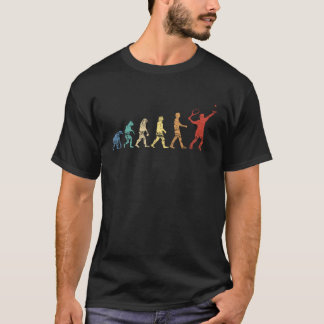 Camiseta Evolução Retroativa De Tennisball Tênis De Jogador