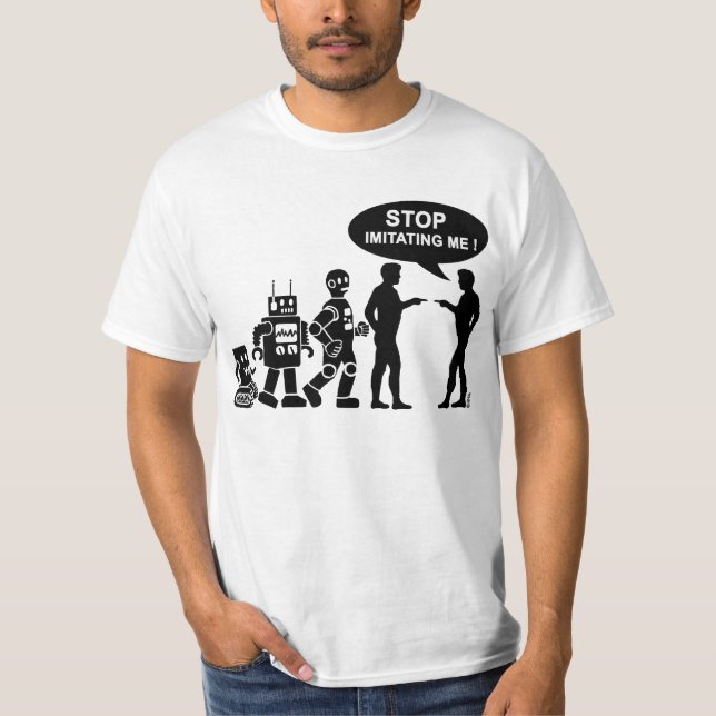 Camiseta Evolução robótica (Frente)