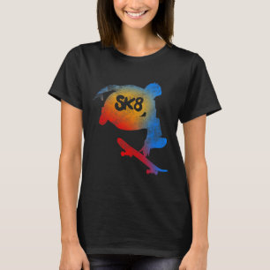 Camiseta Evolução Skateboarding Camiseta Legal Sk8