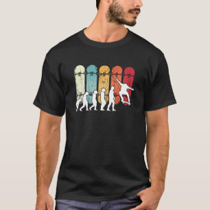 Camiseta Evolução Skateboarding Skate Retro Streetwear