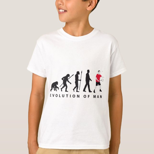 Camiseta evolution badminton (Frente)