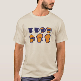 Camiseta evolution biere remplis alcool humour