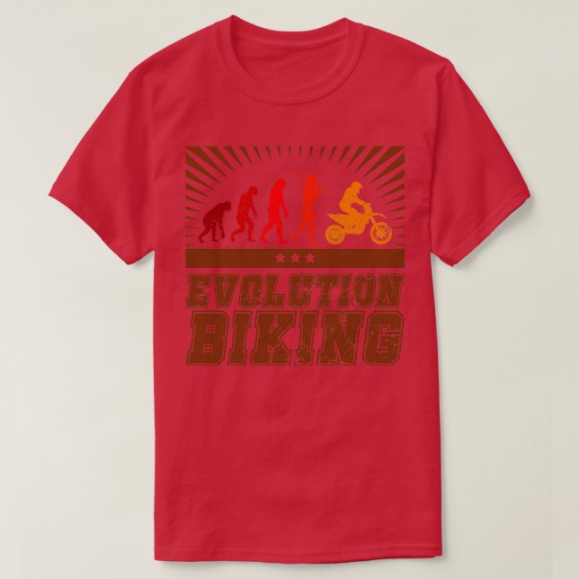 Camiseta Evolution Biking Motocross (Frente do Design)