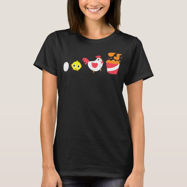 Camiseta Evolution Eggvolution - Ovos (Frente)