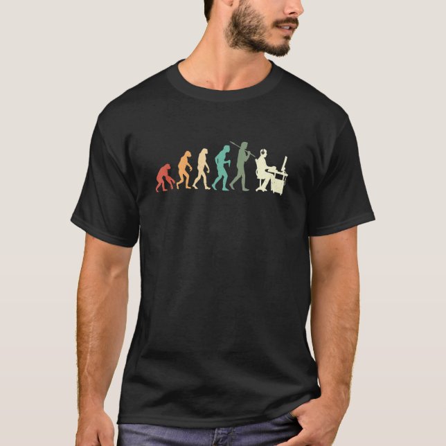 Camiseta Evolution Graphic Video Game Player Jogos Jogador  (Frente)