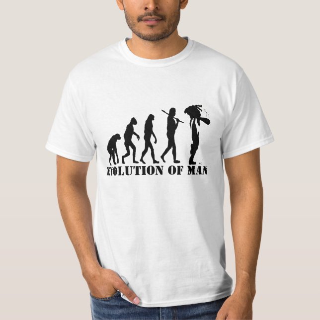 CAMISETA EVOLUTION OF MAN (Frente)