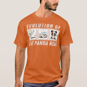 Camiseta Evolution Of The Panda Bear Shirt Funny Animal Gif
