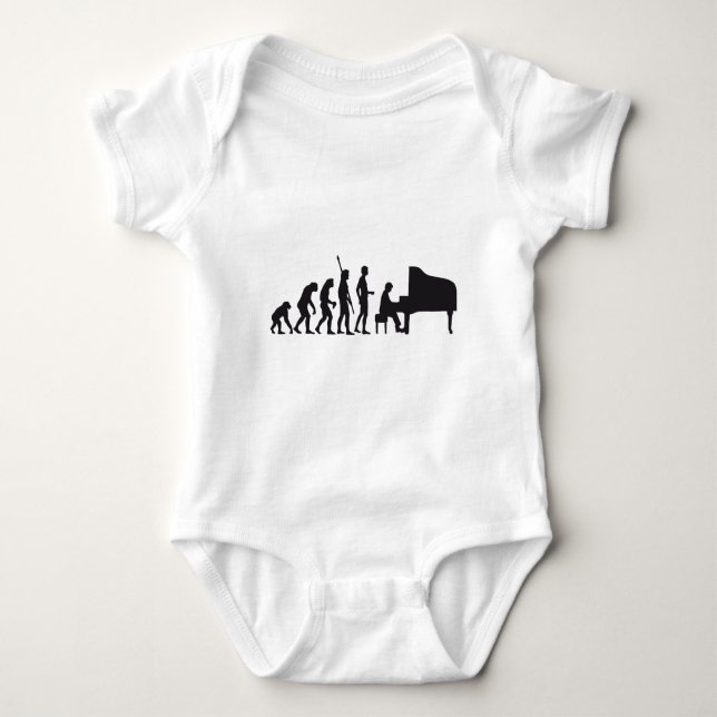 Camiseta evolution piano (Frente)