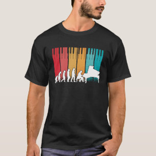 Camiseta Evolution Piano Musical Keyboard Orchestra 5
