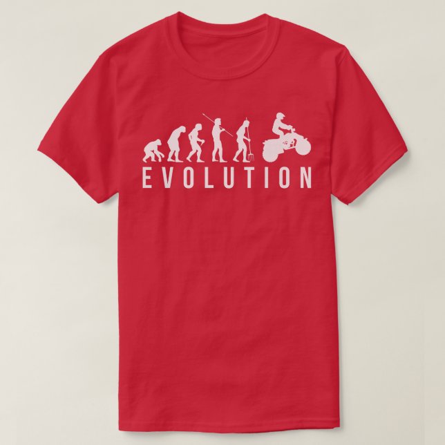 Camiseta Evolution Quad Bike Rider   (Frente do Design)