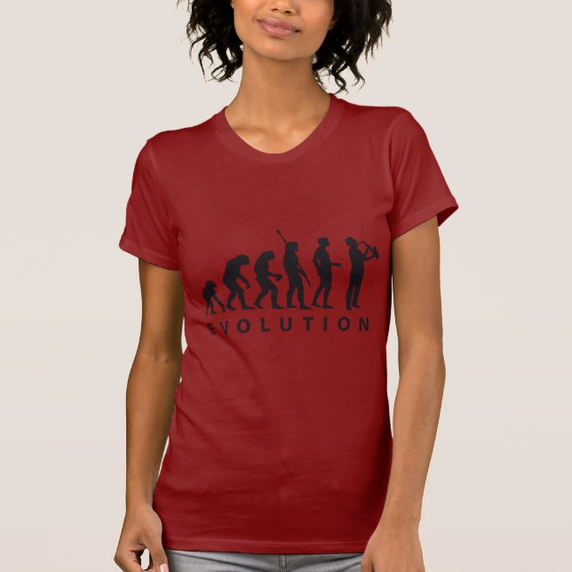 Camiseta evolution saxophon (Frente)