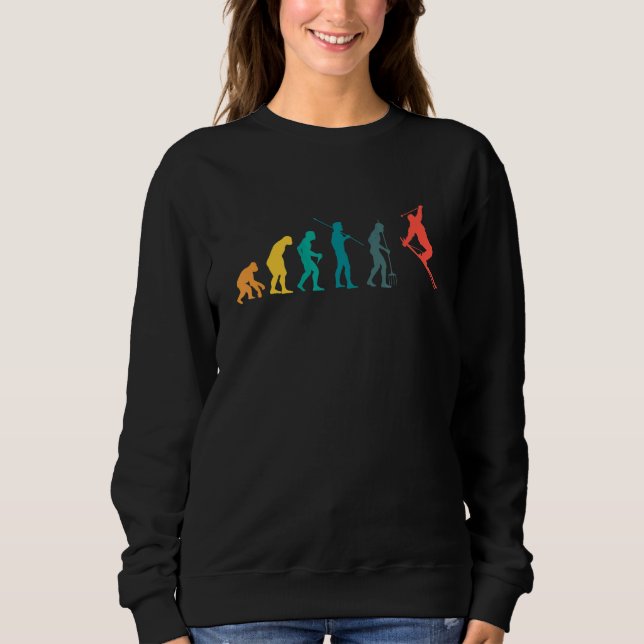 Camiseta Evolution Skiing Skier (Frente)