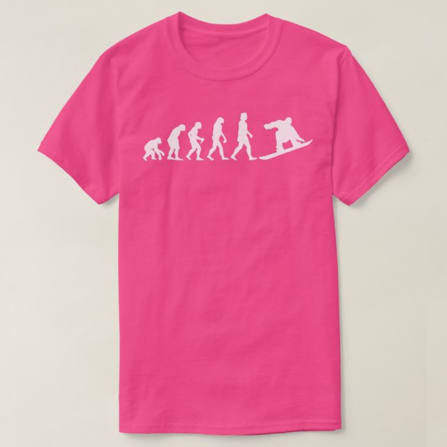 Camiseta Evolution Snowboard Ski Resort Snowboard Gift (Frente do Design)