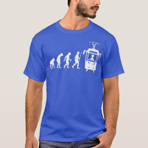 Camiseta Evolution Streetcar Driver Tram Occupation