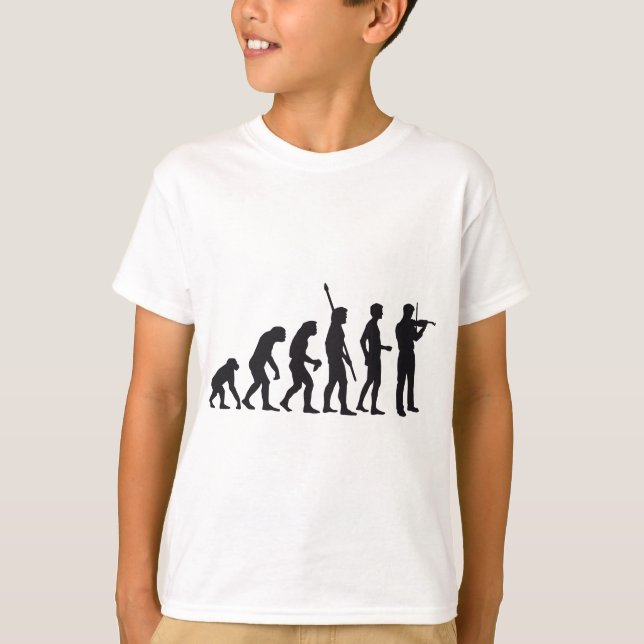 Camiseta evolution violin (Frente)