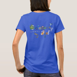 Camiseta EvoS: Pescoço Básico De Tripulação Colorida