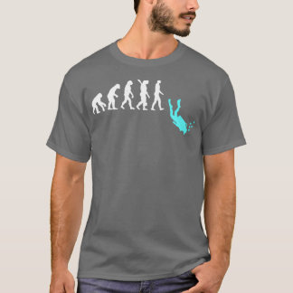 Camiseta Evouluição de mergulho Scuba