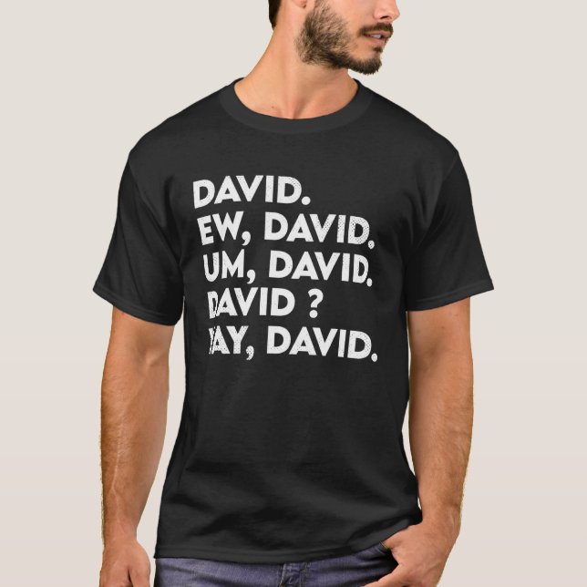 Camiseta Ew David   Pop Culture Distressed Women (Frente)