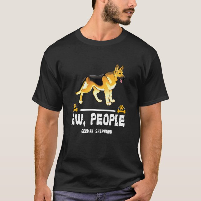 Camiseta Ew People German Shepherd Dog (Frente)