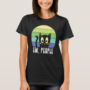 Camiseta Ew Pessoas! Amante de Gatos Arco-íris Fofos Kitten